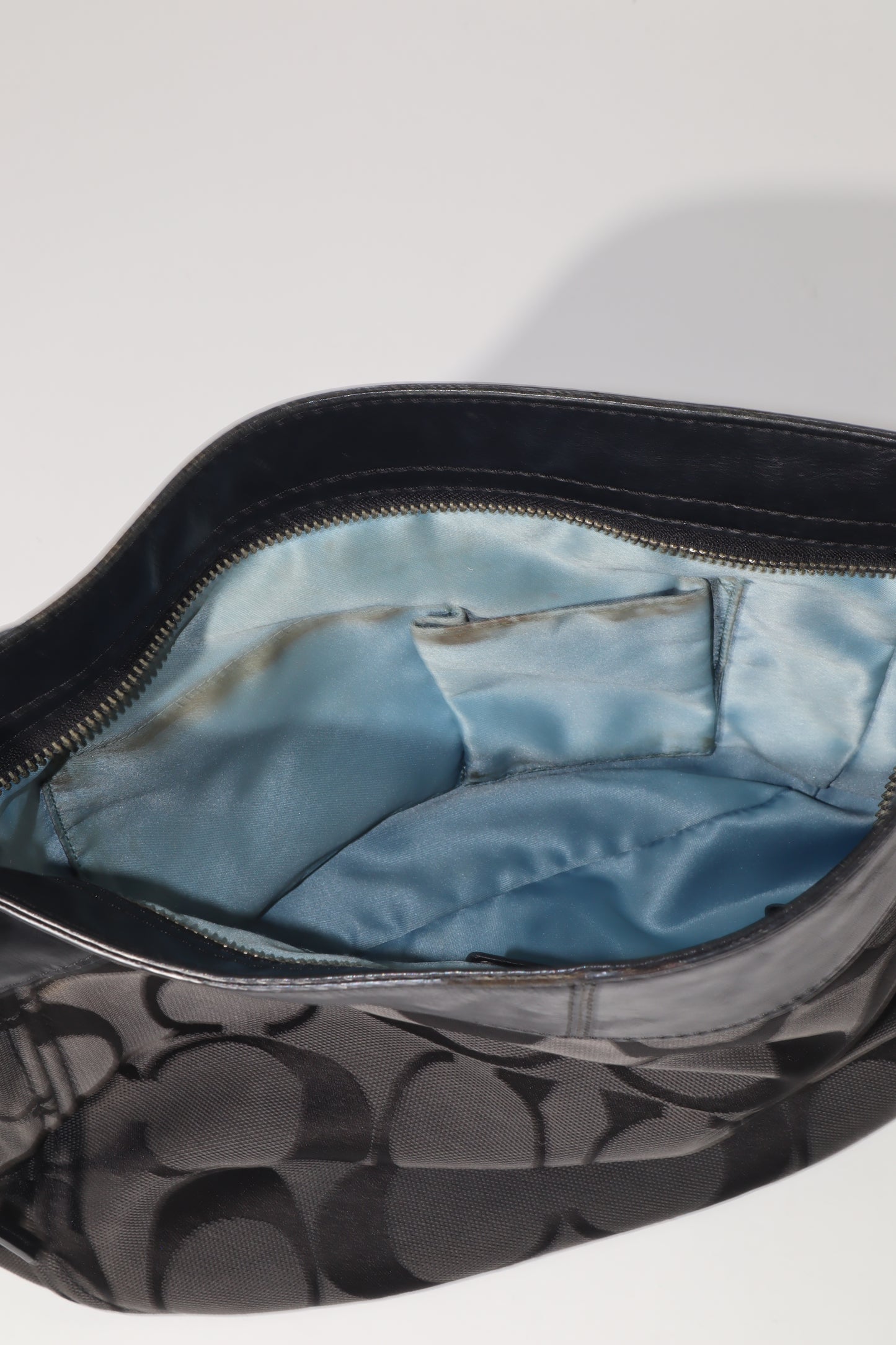 Vintage Coach Zoe Signature Canvas Tote Bag in Black - F14708