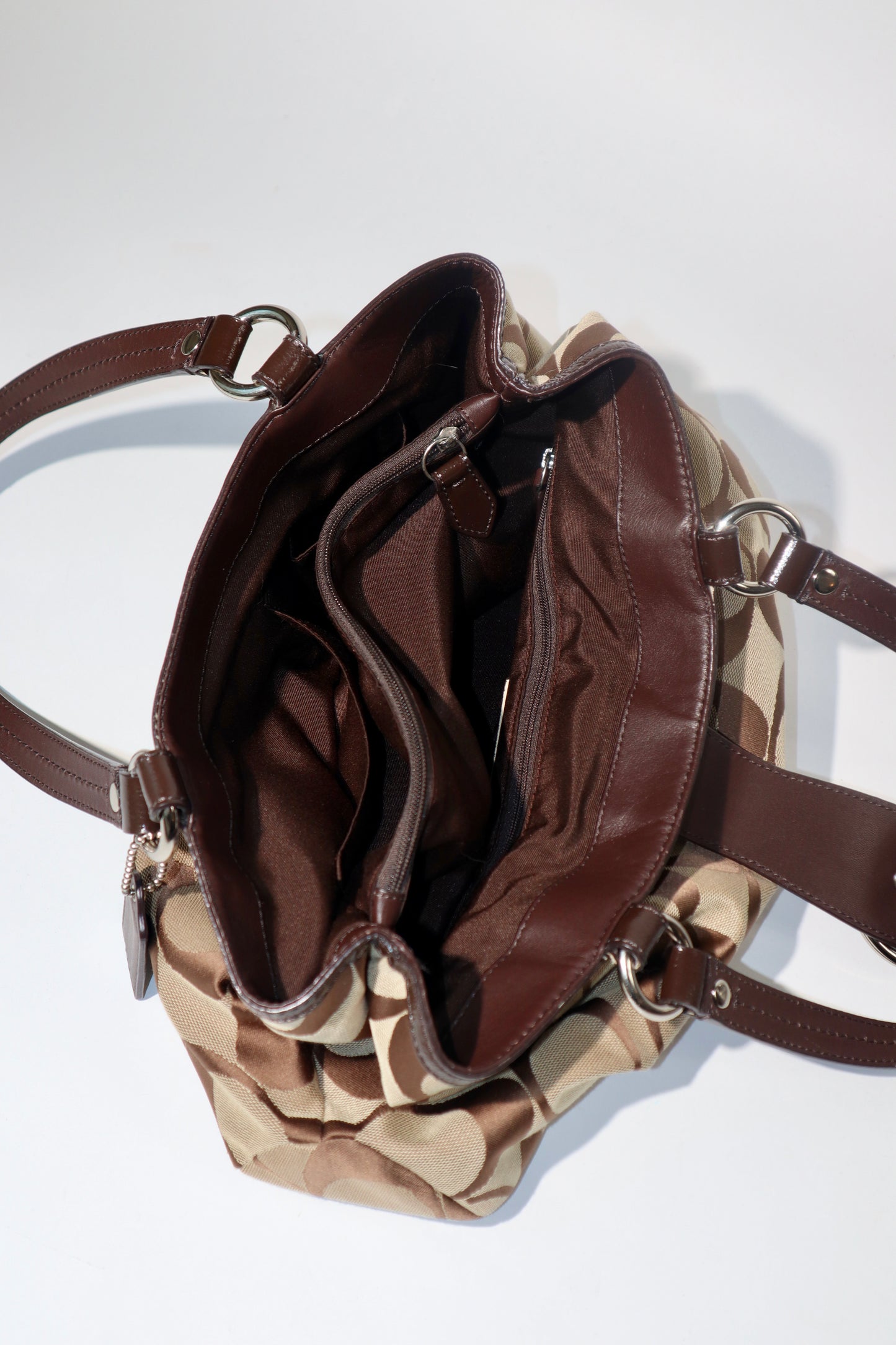 Vintage Coach Soho Tote Shoulder Bag in Brown - F19253