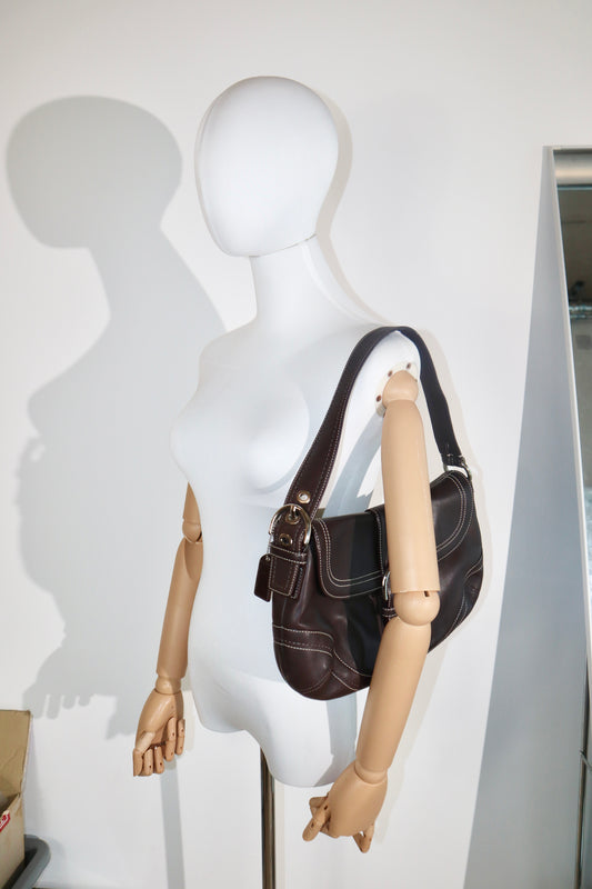 Coach Vintage 2007 Large Soho Shoulder Bag in Chocolate Brown (F10910)