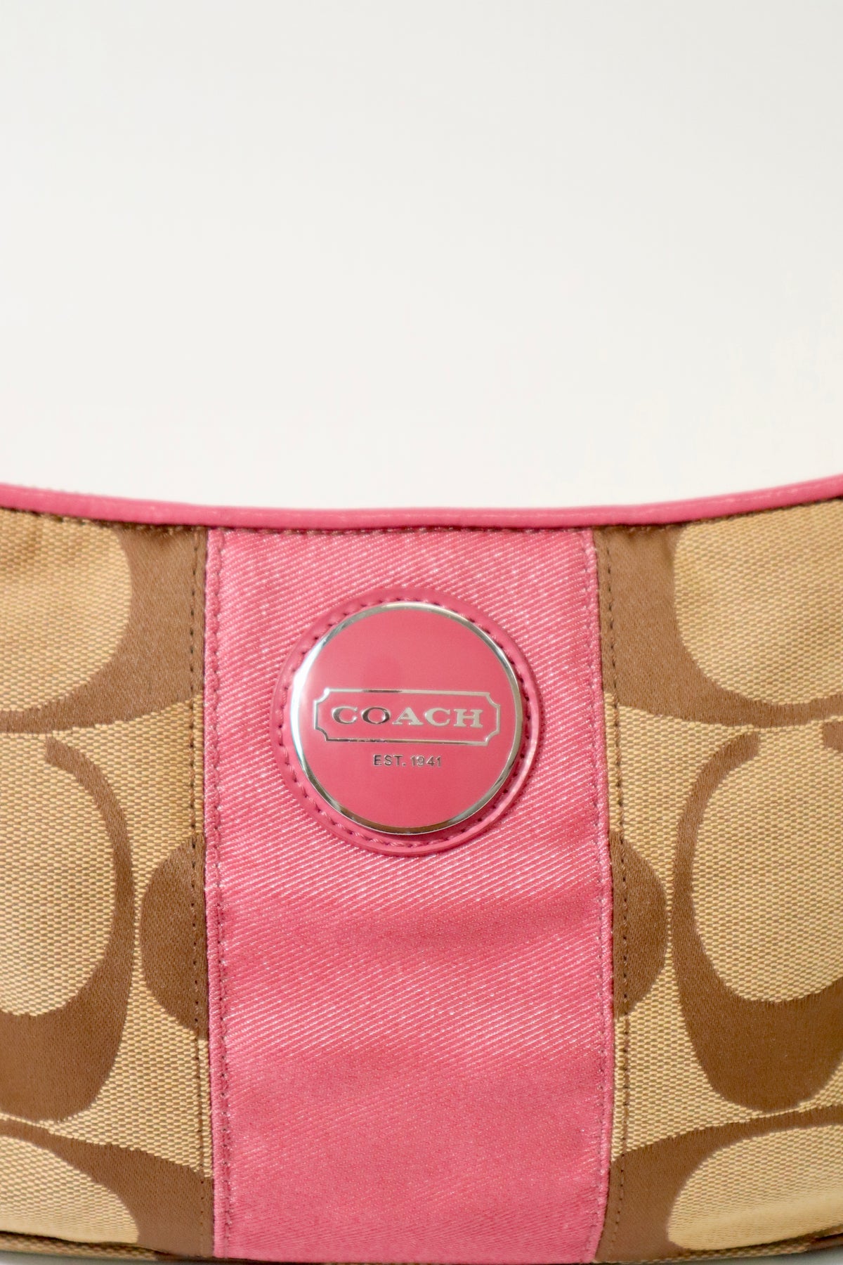 Coach 2 Way Bag in Pink (style F17439)