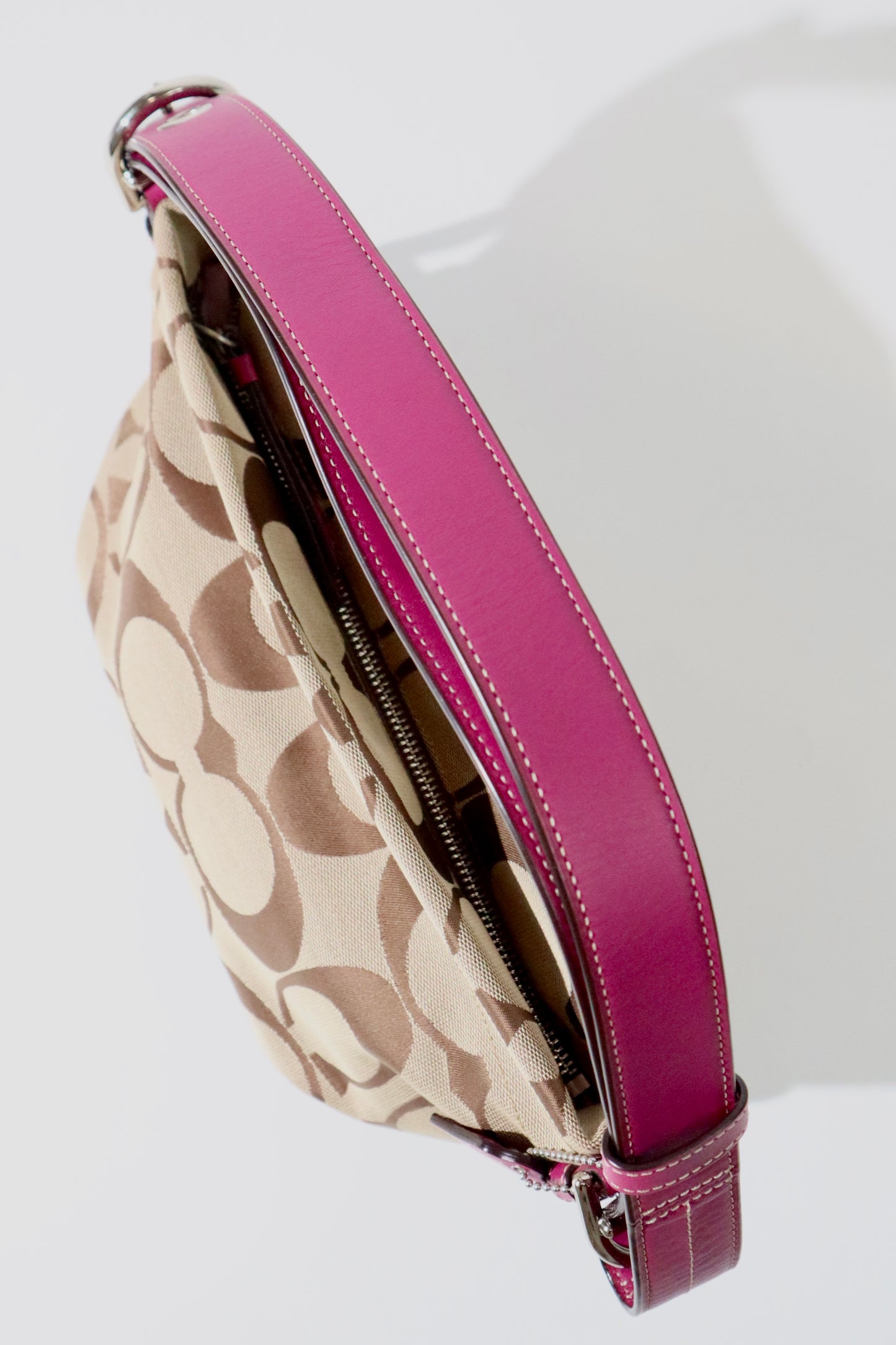 Coach Signature Canvas Crossbody Bag in Purple - F15068