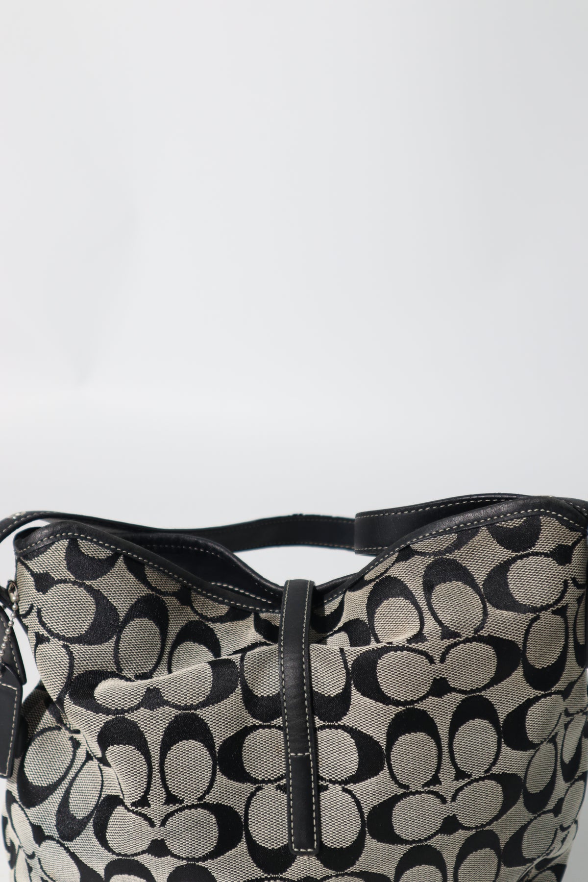 Vintage Coach Signature Hamptons Hobo Shoulder Bag (style 6845)