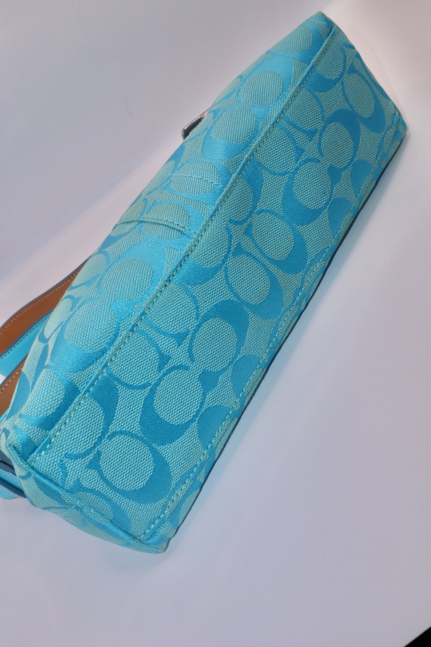 Coach Vintage Baguette / Demi Shoulder Bag in Blue (RESERVED)