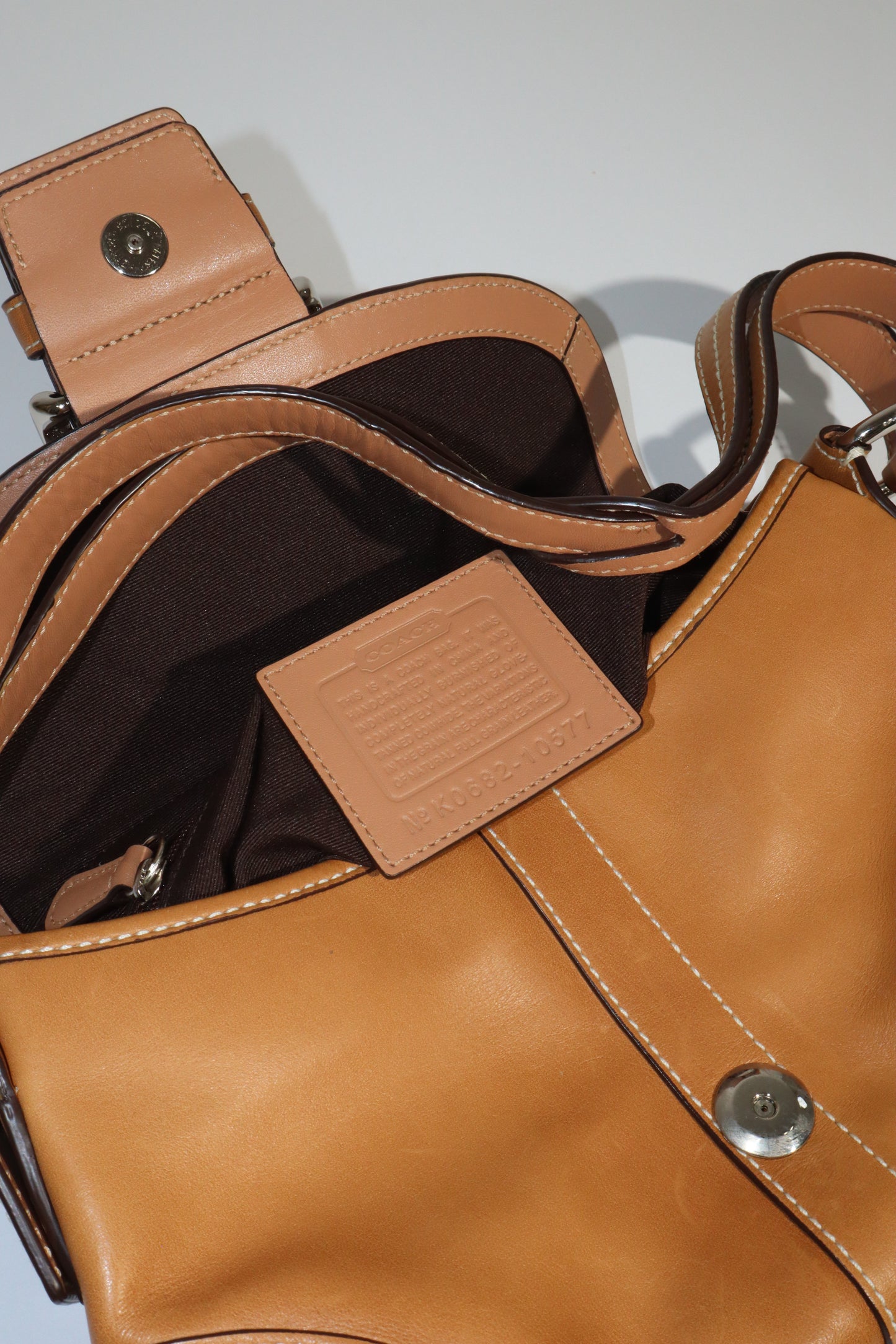 Coach Vintage 2006 Leather Soho Belt Shoulder Bag in Brown/Tan - Girl Seazon