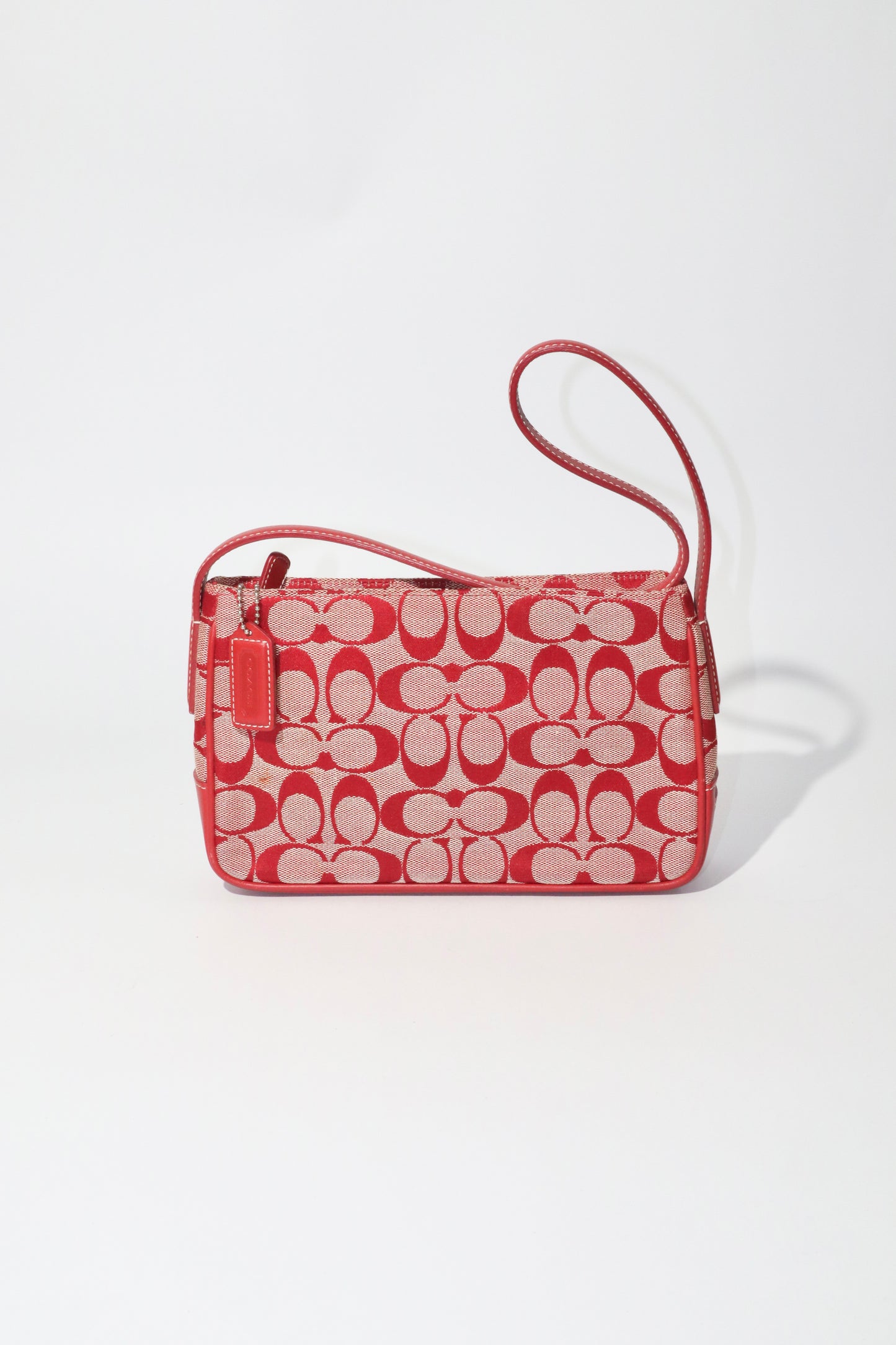 Coach Vintage 2001 Square Pouch in Red