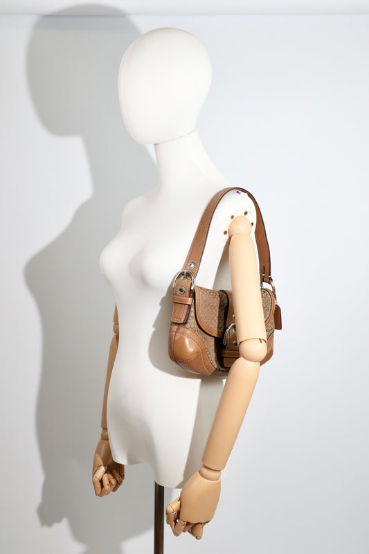 Coach Vintage 2007 Y2K Soho Belt Schultertasche in Tan – 100602