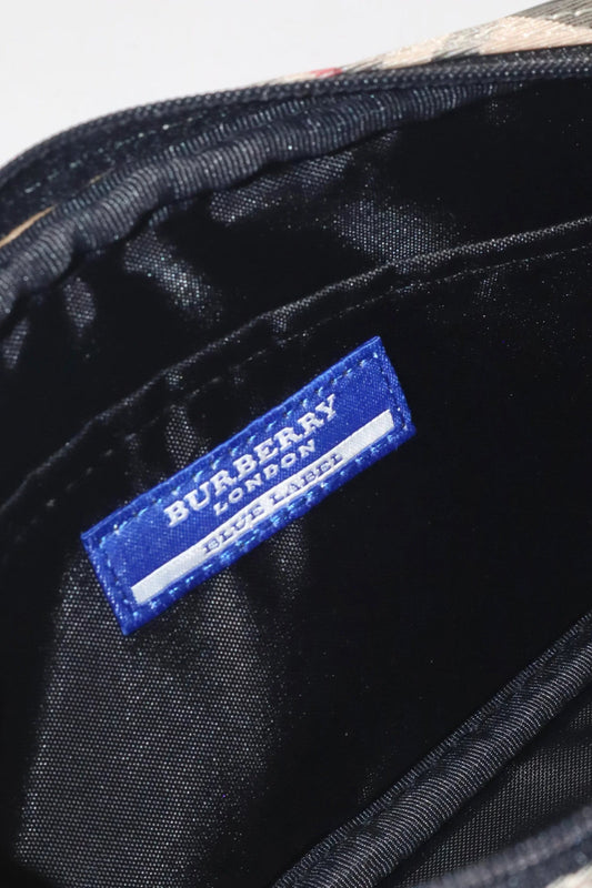 Vintage Burberry Nova Check clutch bag - beige check pattern