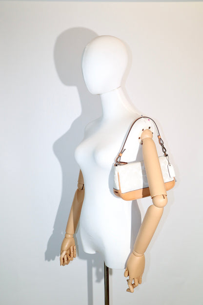 Coach Vintage 2004 Y2K Mini Pouch in White 6094 (Rare Find)