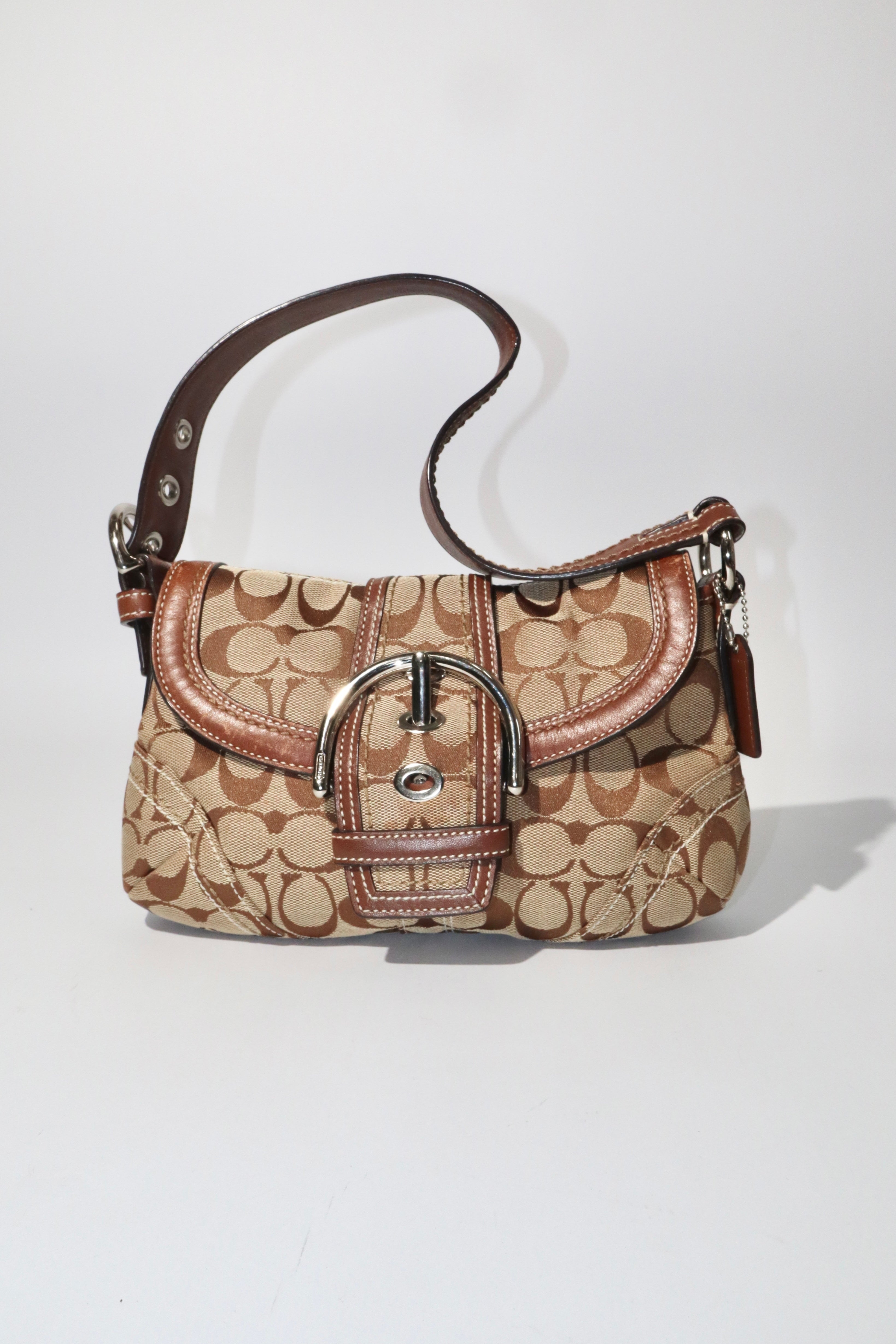 Coach Vintage 2009 Soho Belt Shoulder Bag in Canvas Brown