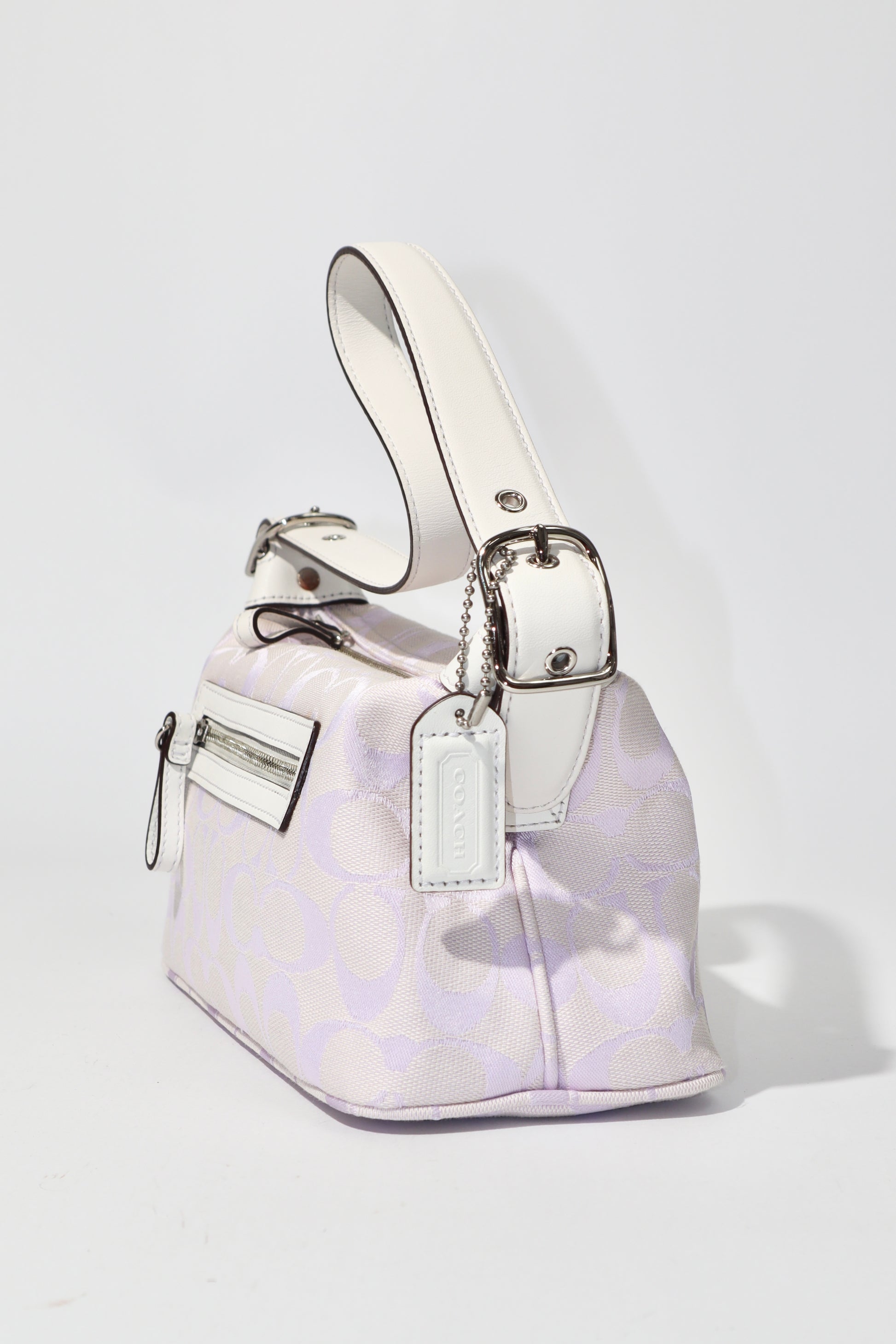 Vintage Coach Rare 2006 Mini Pouch Shoulder Bag in Lilac - Girl Seazon