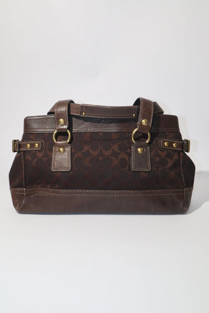 Coach Vintage 2007 Leather Satchel Gardenia in Brown - Girl Seazon