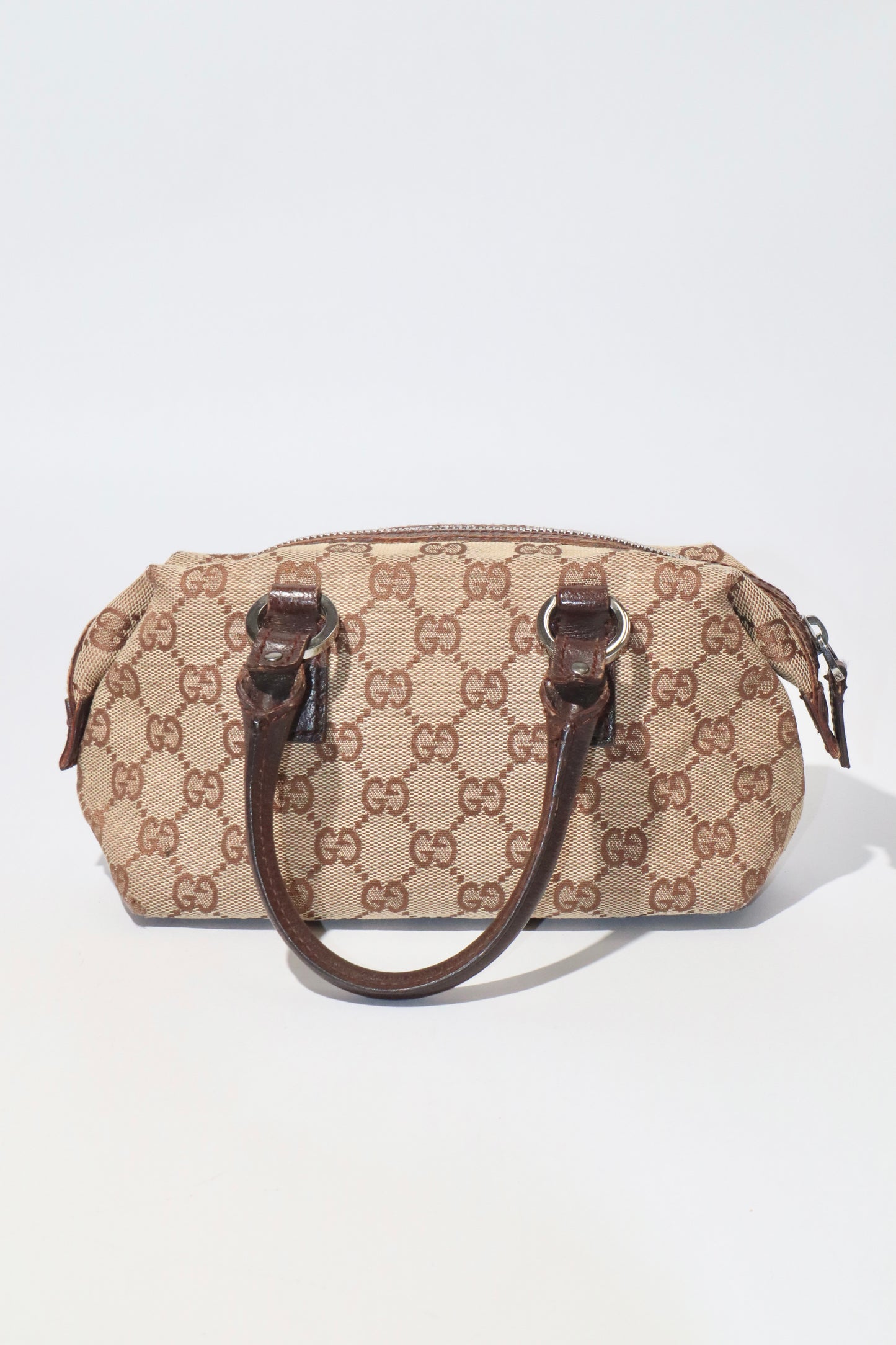 Gucci Vintage GG Canvas Mini Boston Bag - Girl Seazon