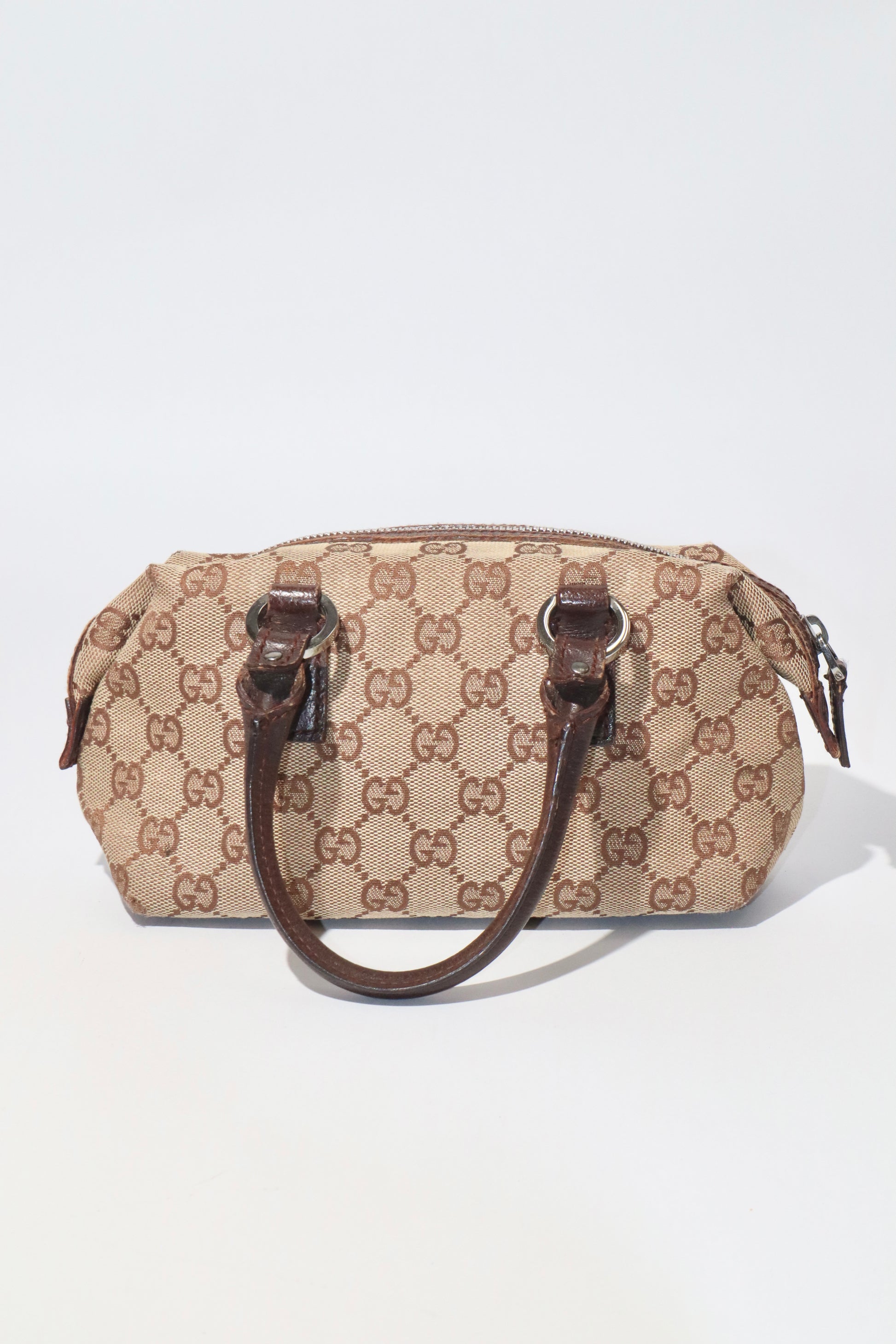 Gucci Vintage GG Canvas Mini Boston Bag - Girl Seazon