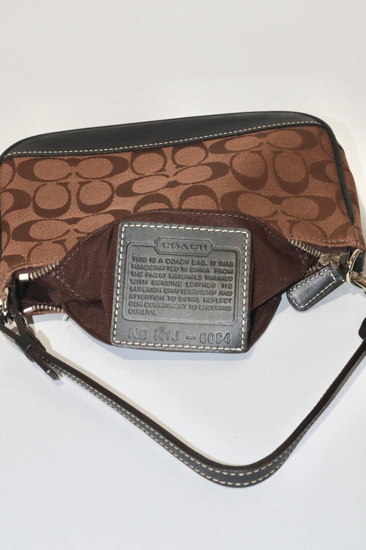 Coach Vintage 2001 Mini Pouch in Chocolate Brown - Girl Seazon