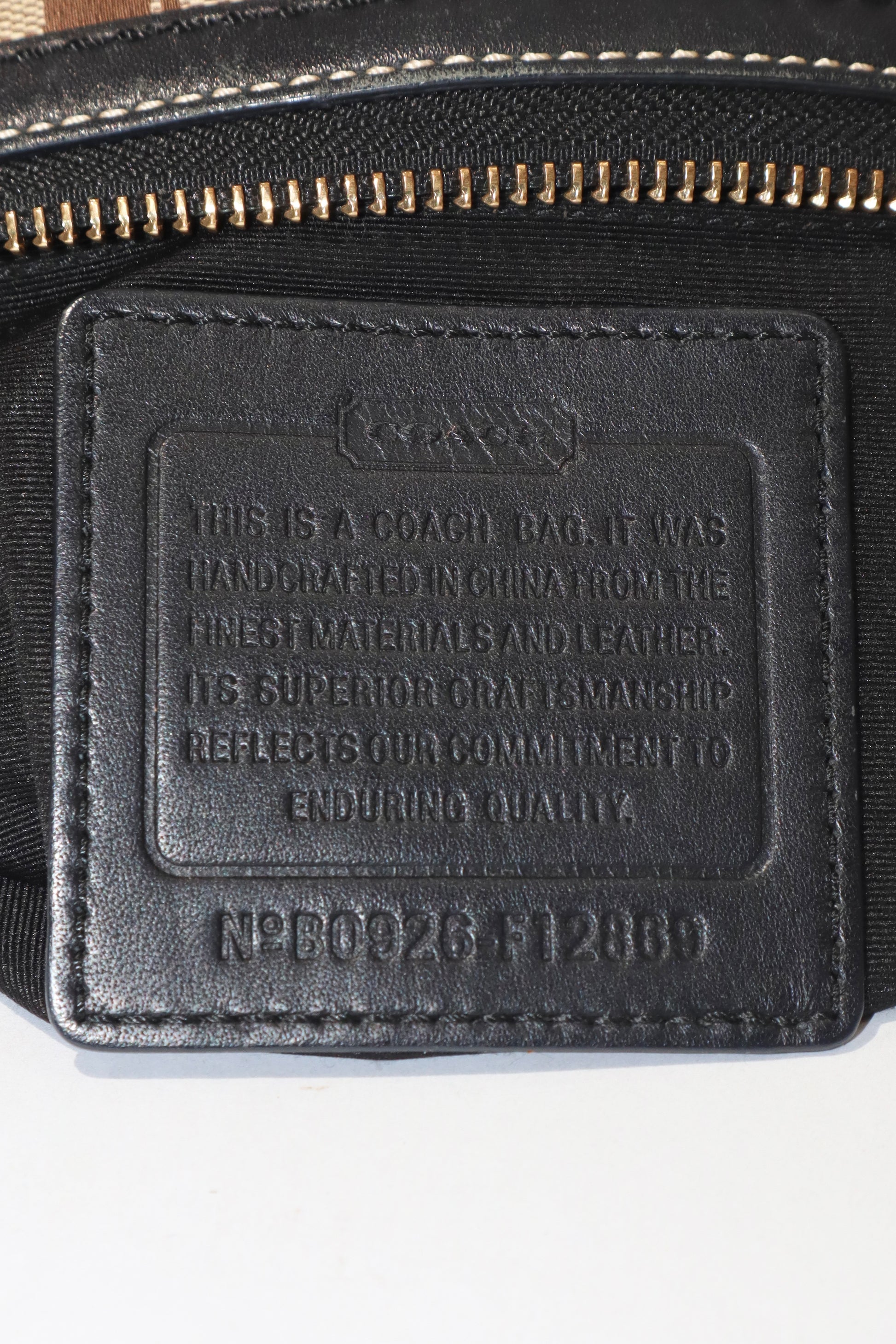 Coach Vintage Leather Satchel Gardenia in Brown & Black - Girl Seazon