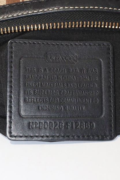 Coach Vintage Leather Satchel Gardenia in Brown & Black - Girl Seazon