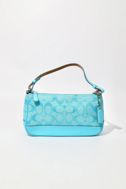 Coach 2004 Vintage Demi Mini Shoulder Bag in Blue - Girl Seazon