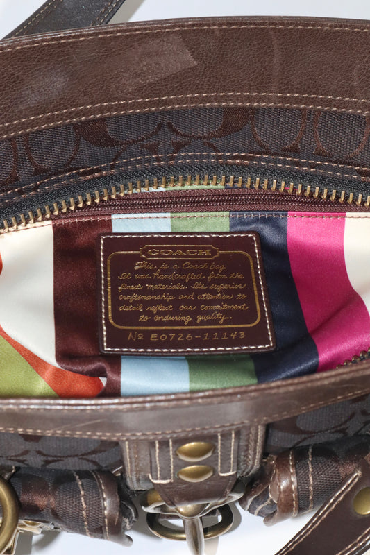 Coach Vintage 2007 Leather Satchel Gardenia in Brown - Girl Seazon