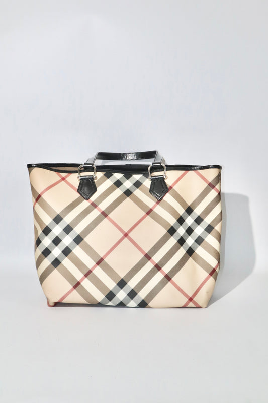 Burberry Pre-Loved Nova Check Tote - Girl Seazon