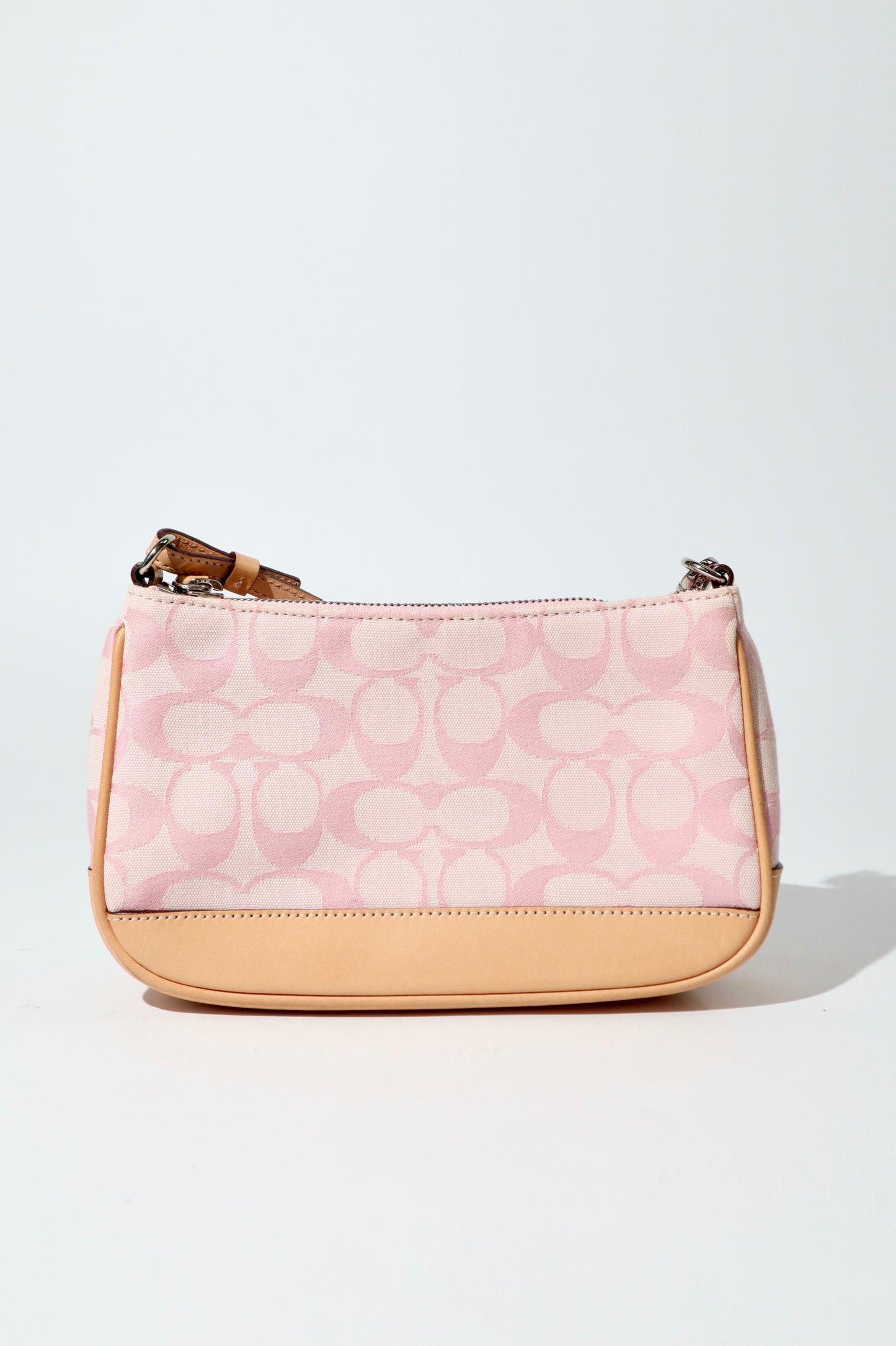 Coach Vintage 2002 Y2K Denim Mini Pouch in Pink 6094 (Rare Find)