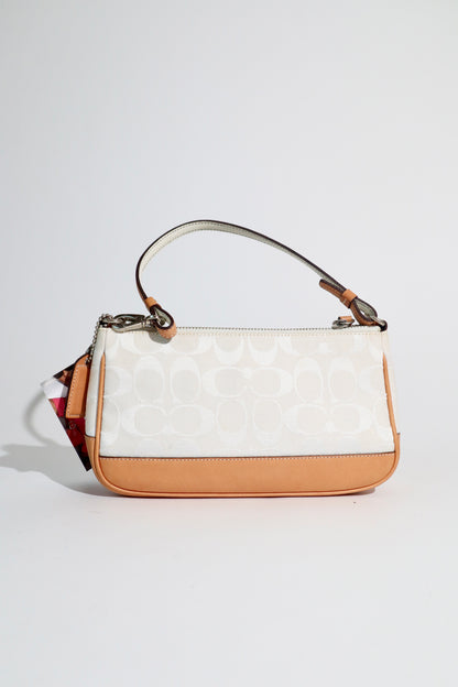 Coach Vintage 2004 Y2K Mini Pouch in White 6094 (Rare Find)