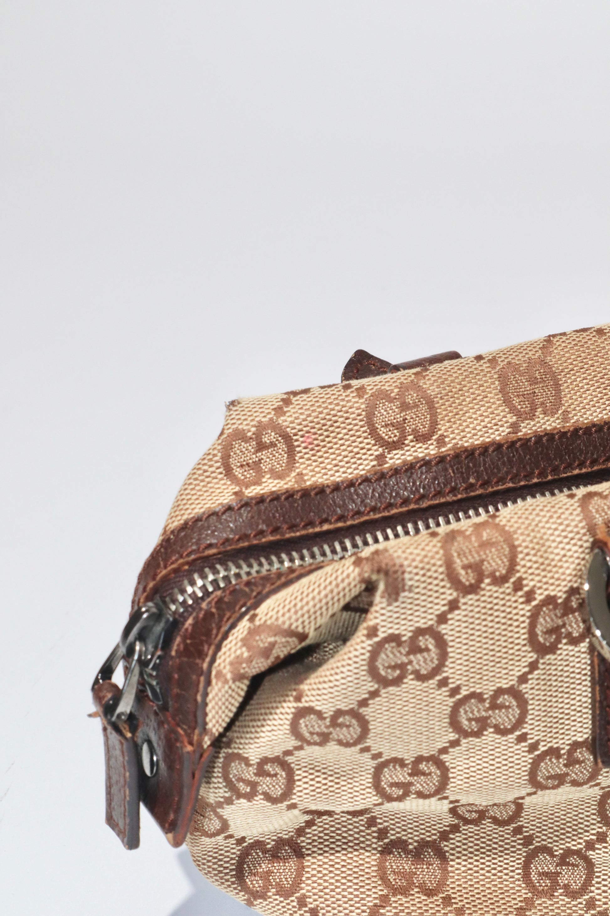 Gucci Vintage GG Canvas Mini Boston Bag - Girl Seazon