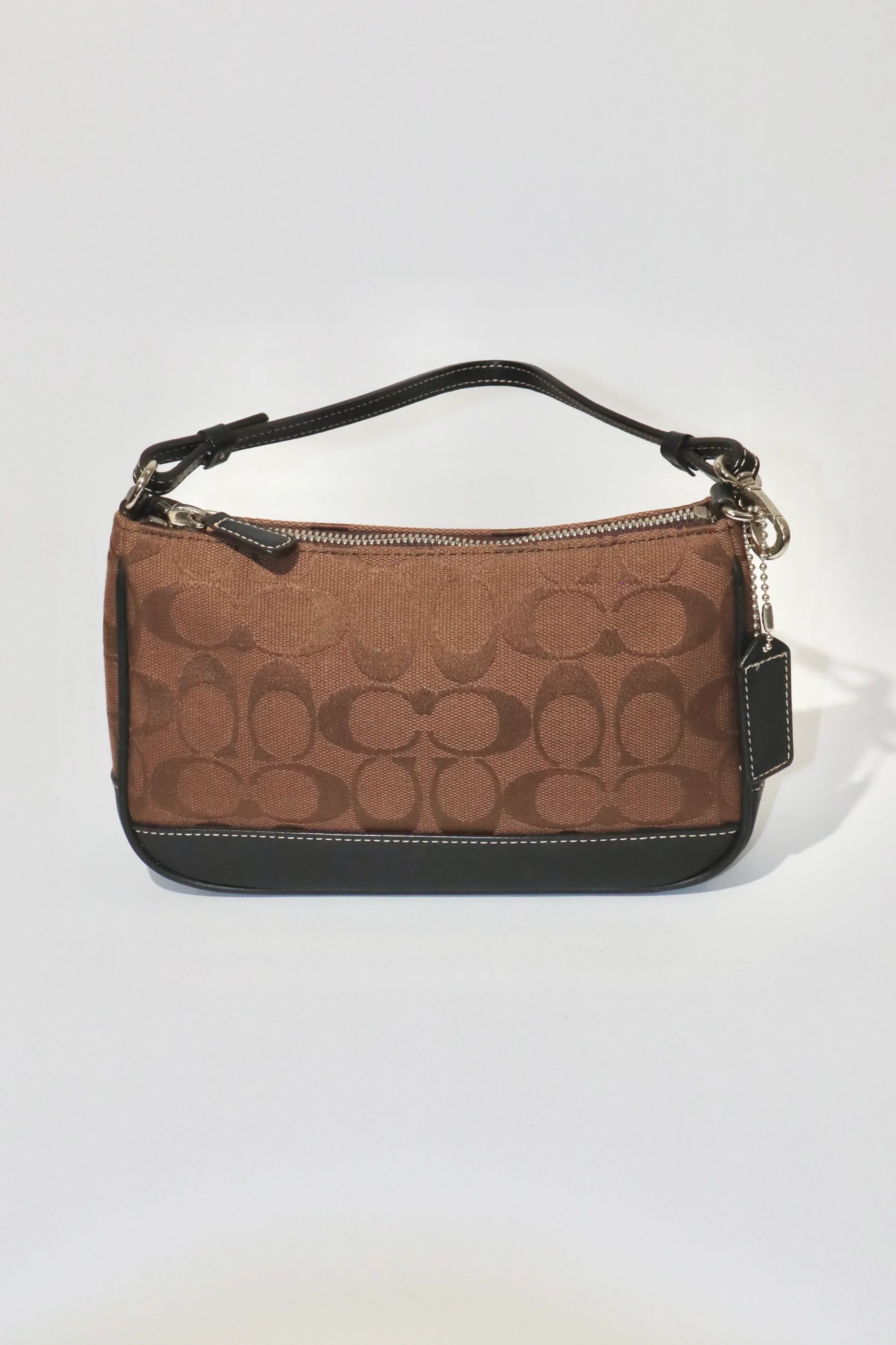 Coach Vintage 2001 Mini Pouch in Chocolate Brown - Girl Seazon