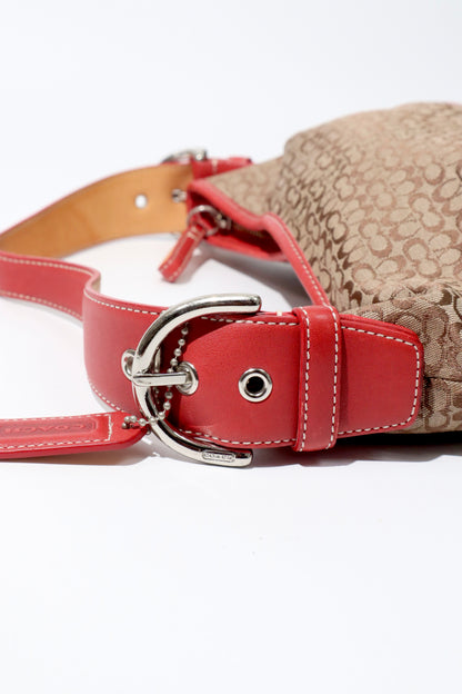 Coach Vintage 2003 Demi Pouch in Brown/Red - Girl Seazon