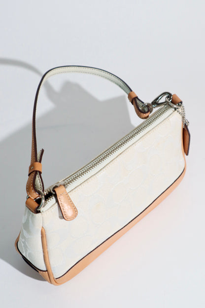 Coach Vintage 2004 Y2K Mini Pouch in White 6094 (Rare Find)