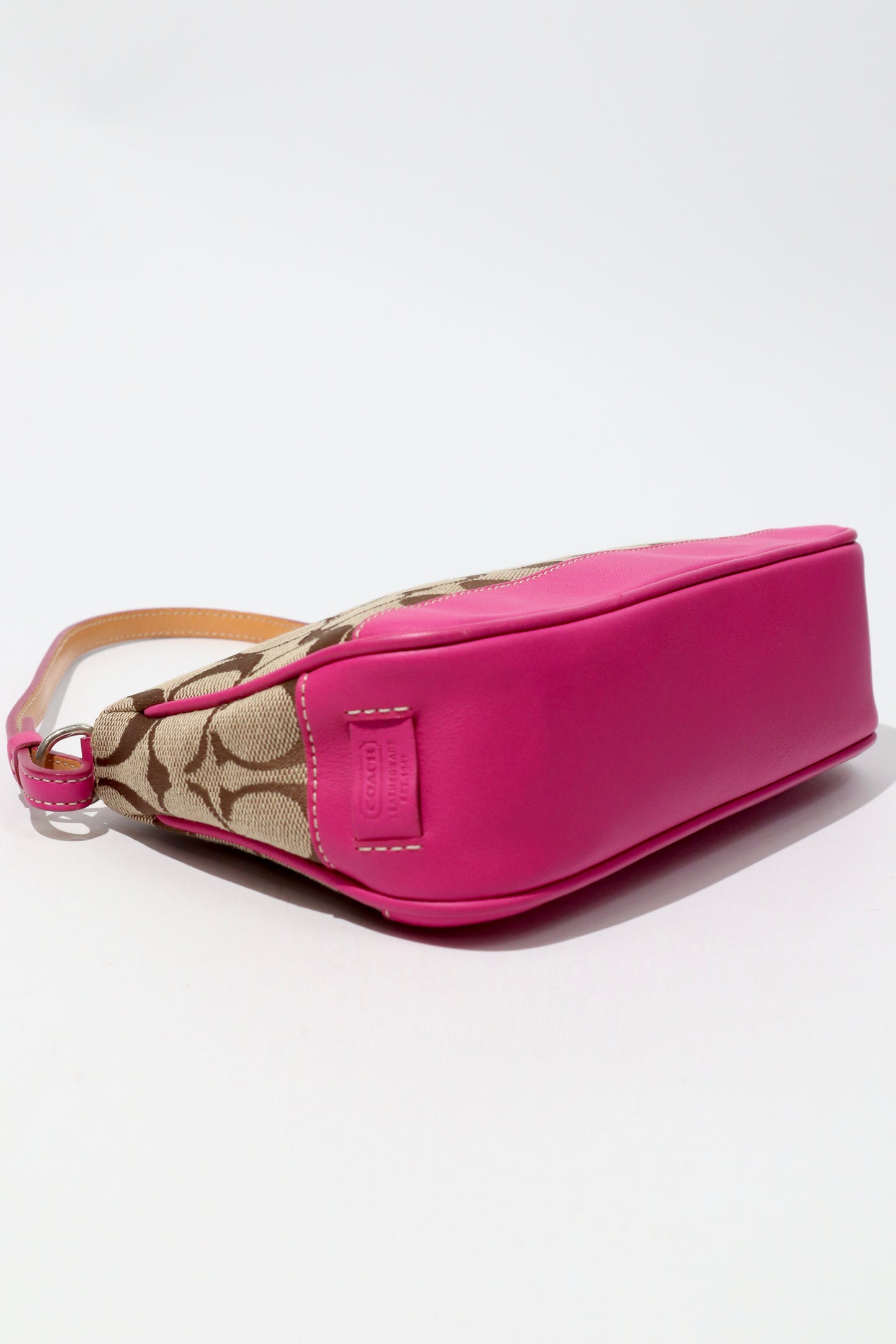 Coach Vintage 2004 Y2K Canvas Mini Pouch in Pink & Brown - Girl Seazon