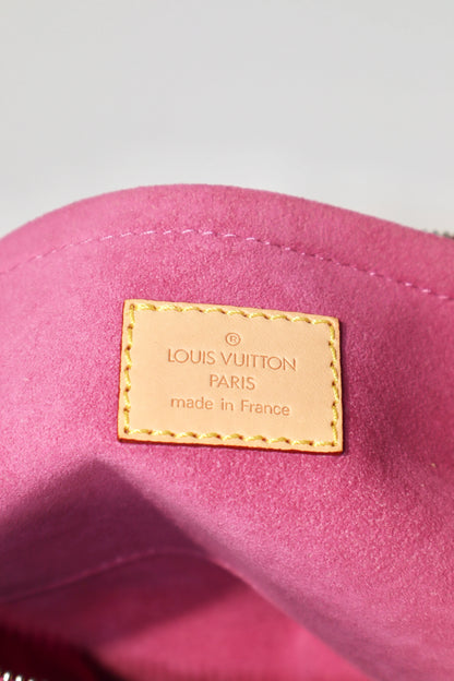 Louis Vuitton Vintage 2006 Fuchsia Denim Monogram Speedy Bag - Girl Seazon