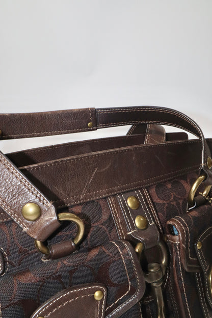Coach Vintage 2007 Leather Satchel Gardenia in Brown - Girl Seazon