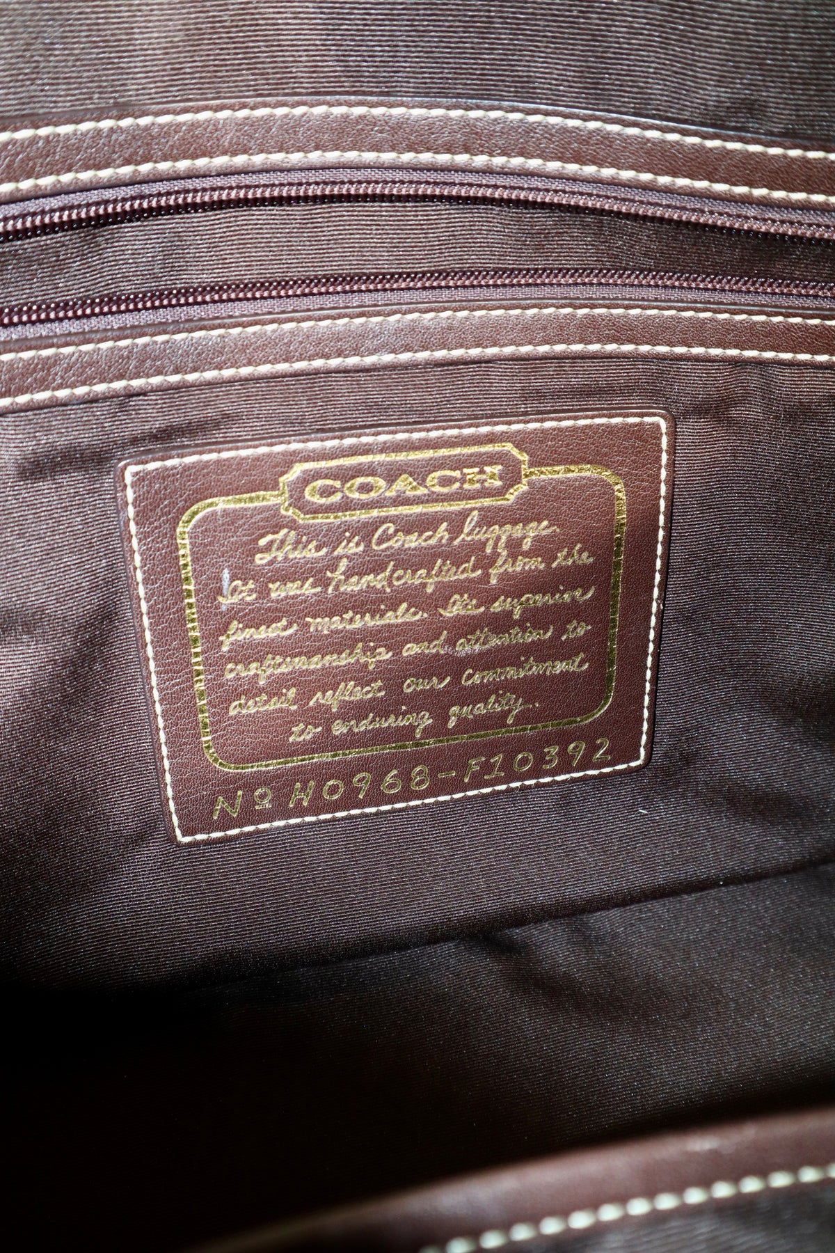 Coach Signature Stripe Boston Duffel Travel Bag, style F10392