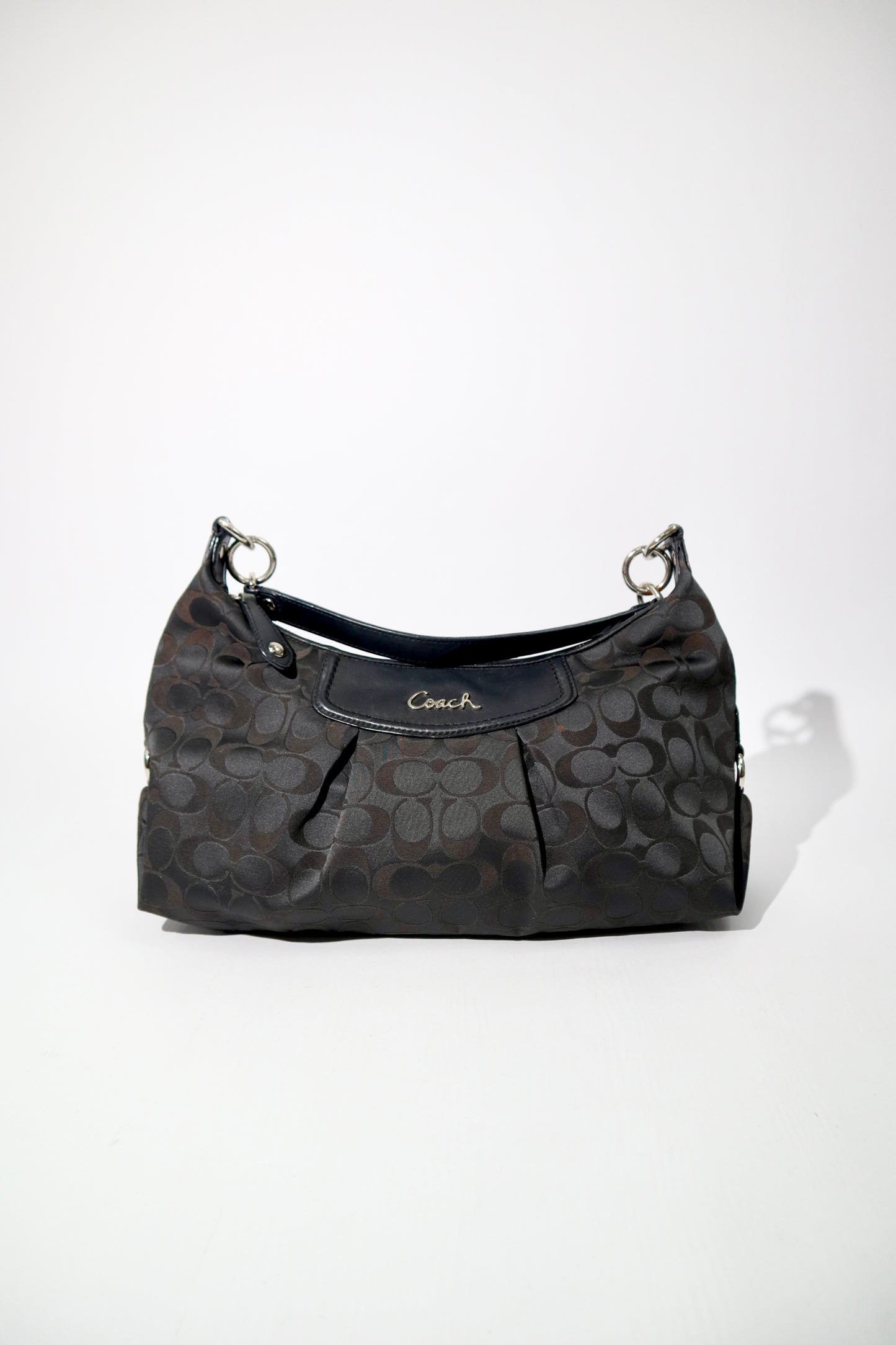 Coach Ashley Signature Convertible Hobo Bag (F19766)