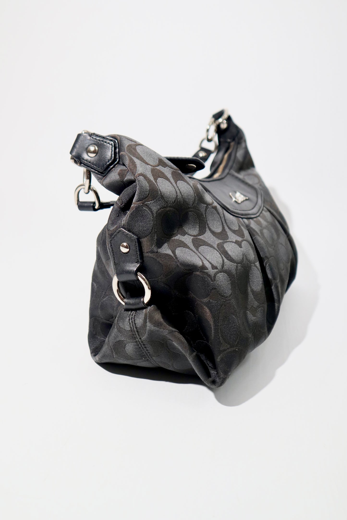 Coach Ashley Signature Convertible Hobo Bag (F19766)