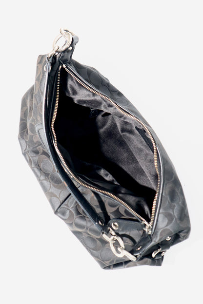 Coach Ashley Signature Convertible Hobo Bag (F19766)