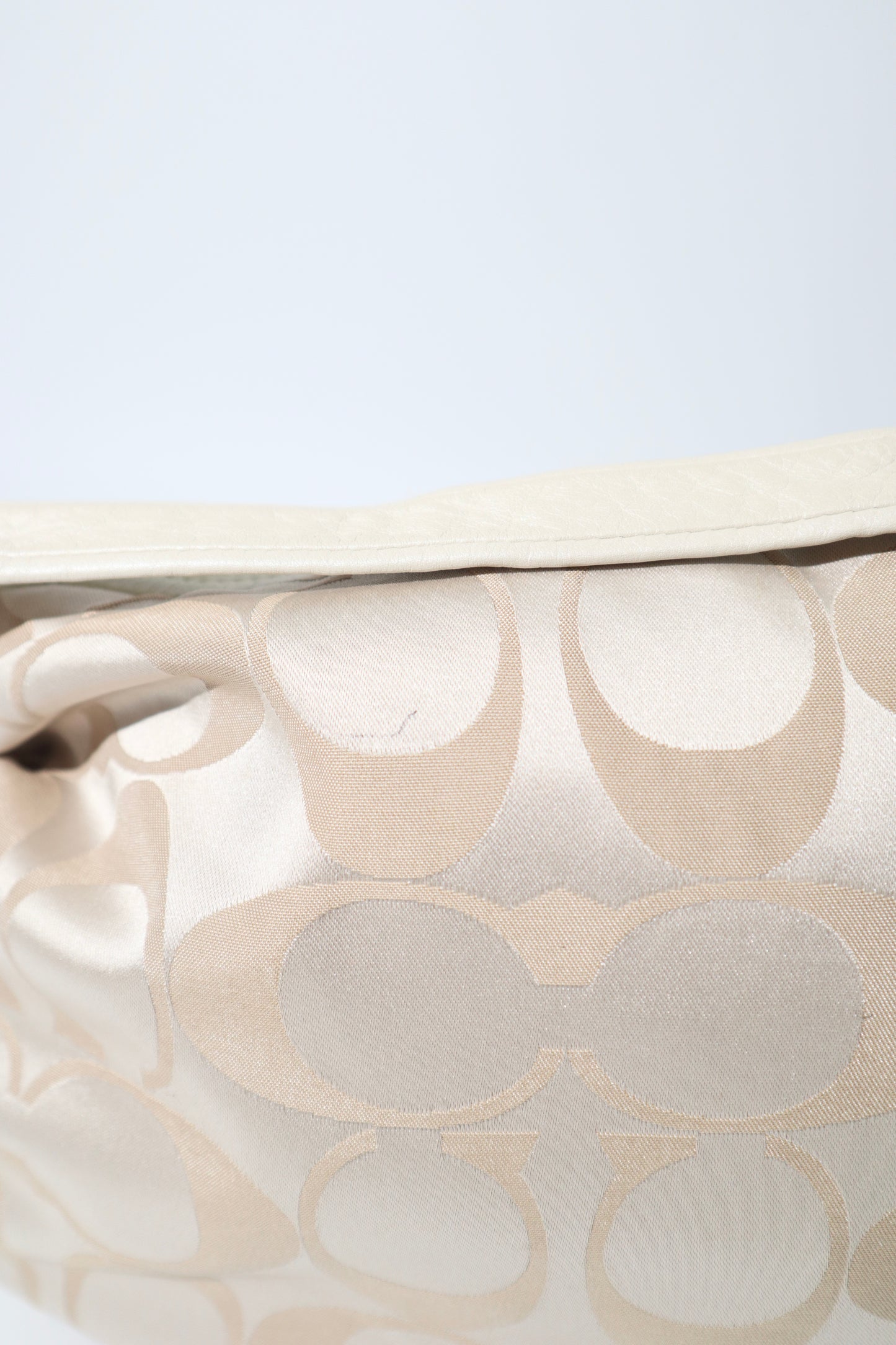 Coach Ali Signature Hobo Bag in Beige
