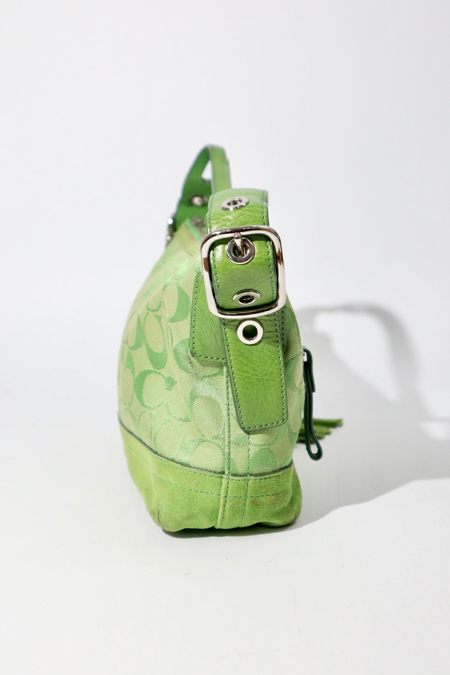Coach Y2K East West Demi Shoulder Bag in Green