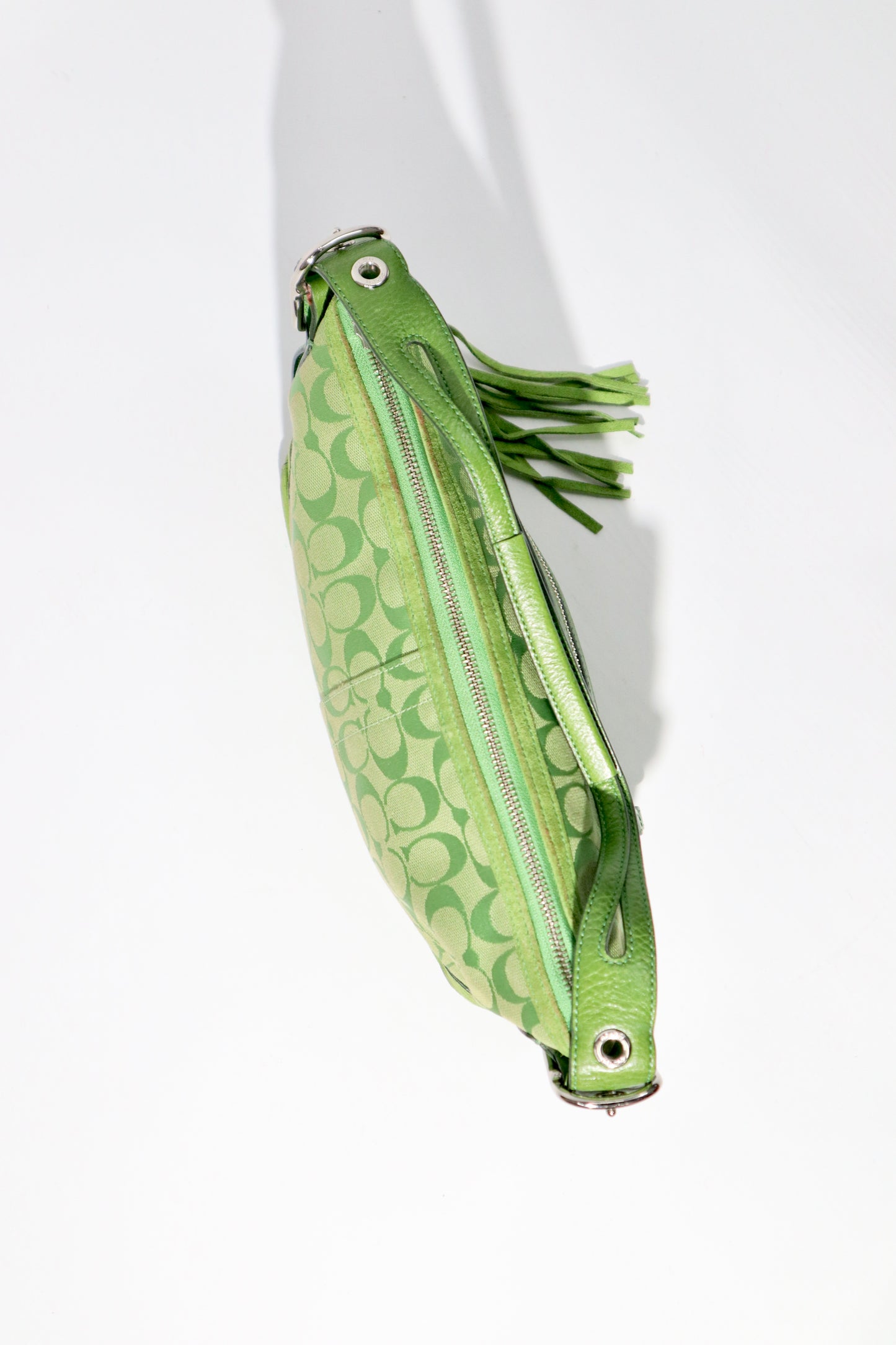Coach Y2K East West Demi Shoulder Bag in Green
