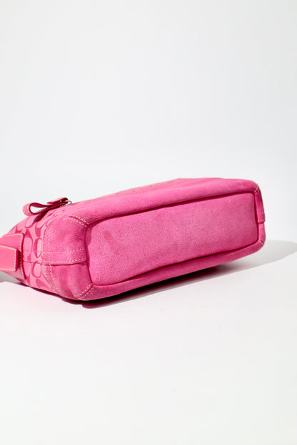 Coach Y2K East West Demi Shoulder Bag in Hot Pink