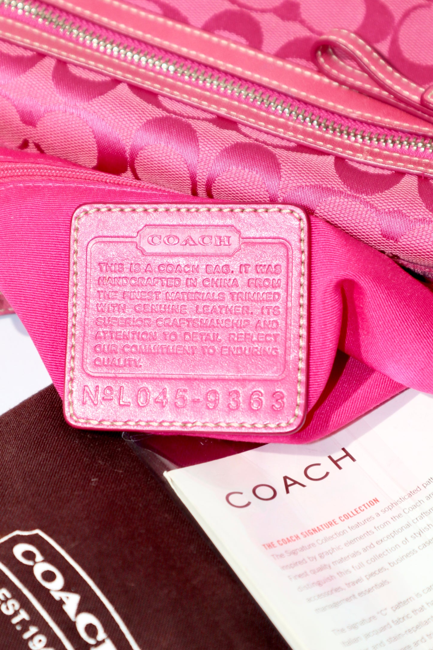 Coach Y2K East West Demi Shoulder Bag in Hot Pink