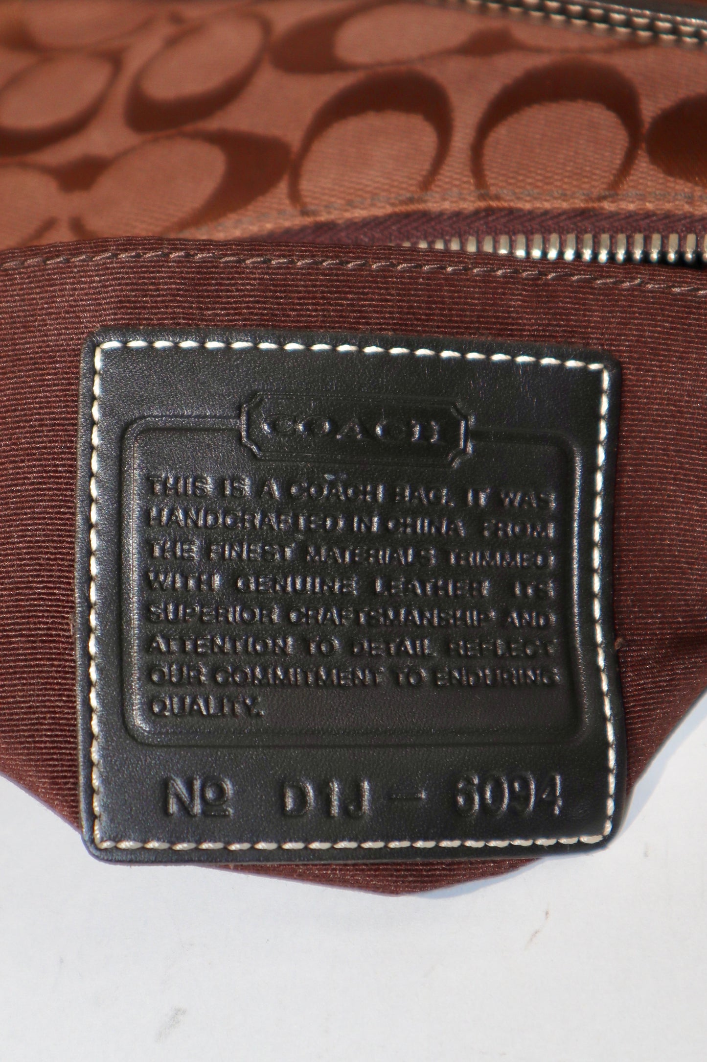 Coach Vintage 2001 Mini Pouch in Chocolate