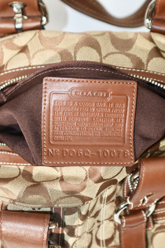 Coach Vintage 2006 Duffle Shoulder Bag in Brown