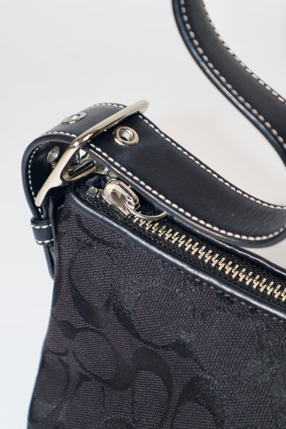 Coach Vintage 2004 Baguette Shoulder Bag in Black