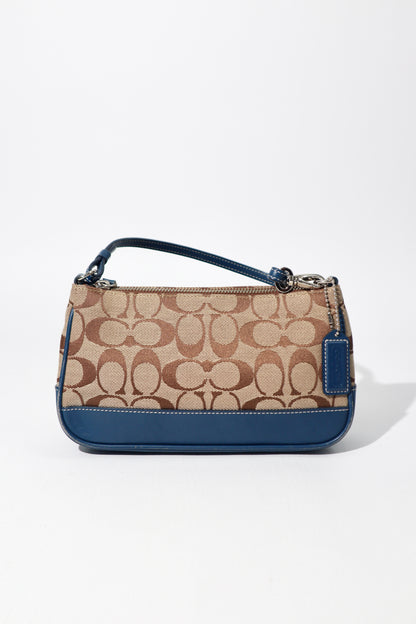 Coach Vintage 2004 Y2K Mini Pouch With Navy leather (6094)