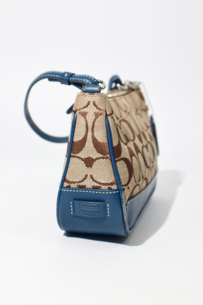 Coach Vintage 2004 Y2K Mini Pouch With Navy leather (6094)