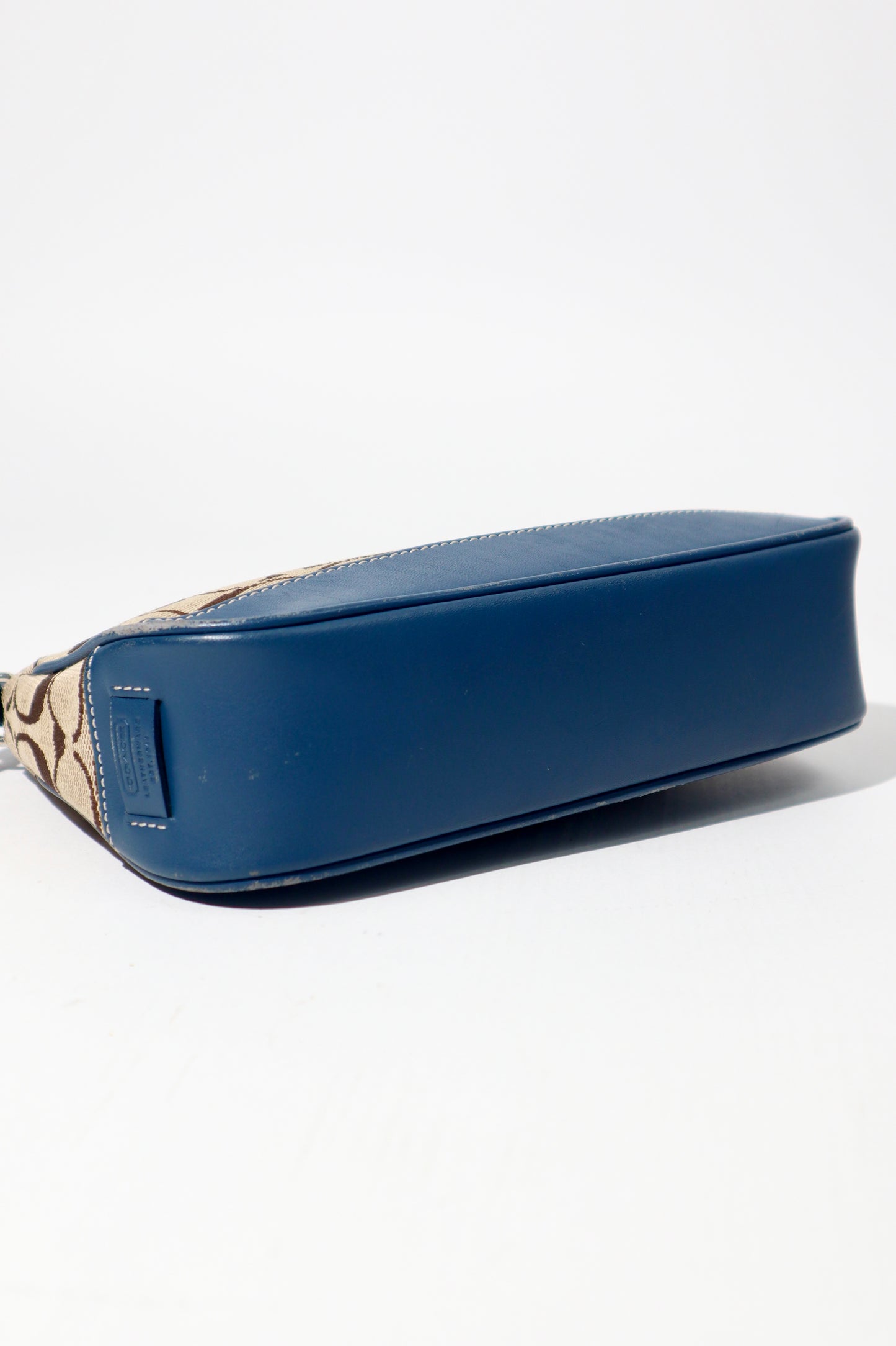 Coach Vintage 2004 Y2K Mini Pouch With Navy leather (6094)