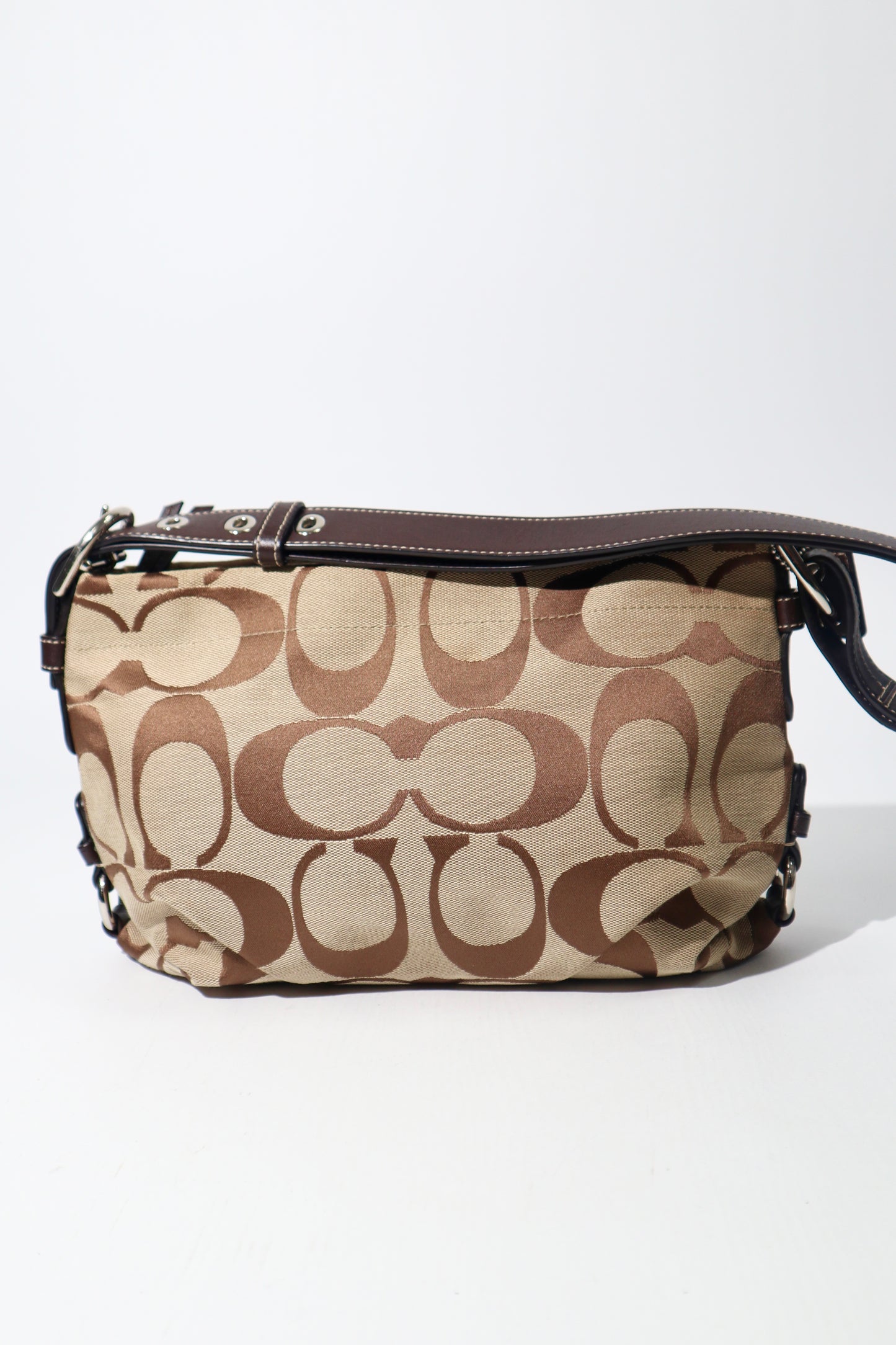 Coach Signature Canvas Crossbody Bag in Brown - F15068