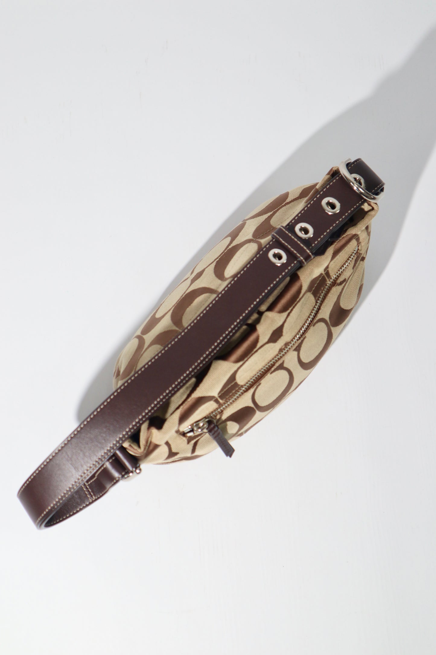 Coach Signature Canvas Crossbody Bag in Brown - F15068