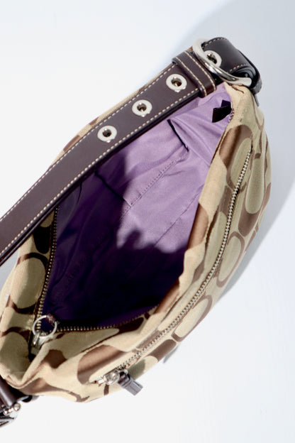 Coach Signature Canvas Crossbody Bag in Brown - F15068